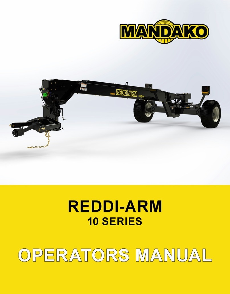 MANDAKO REDDI-ARM 10 Series Operator's manual