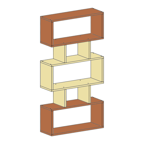 Leroy Merlin LONA WALL SHELF Assembly manual