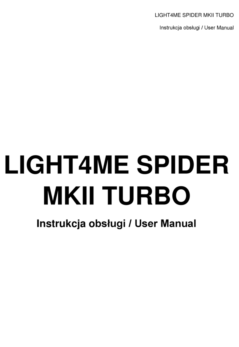 Light4Me SPIDER MKII TURBO user manual