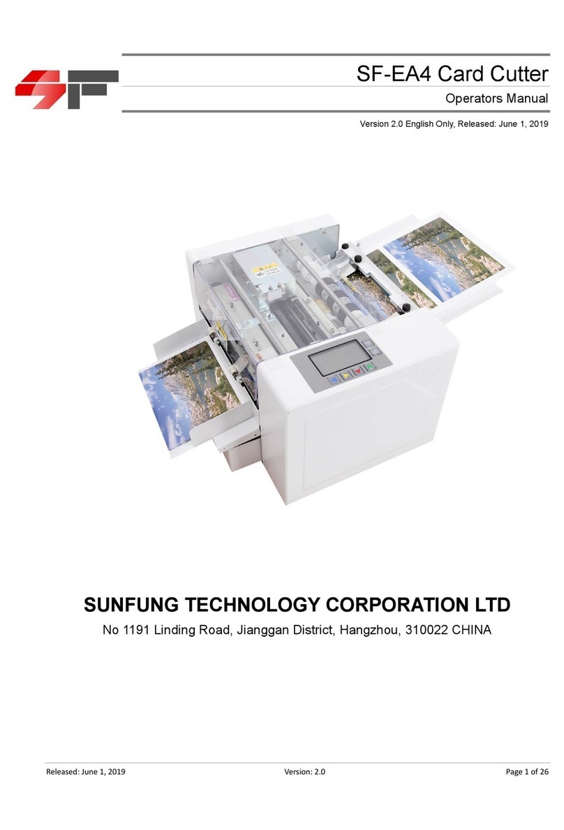 SUNFUNG SF-EA4 Operator's manual