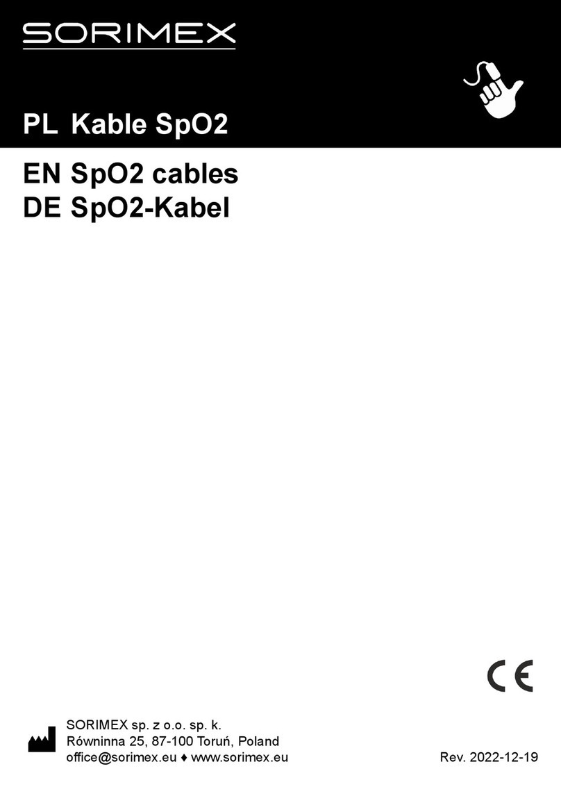 SORIMEX SpO2 User manual