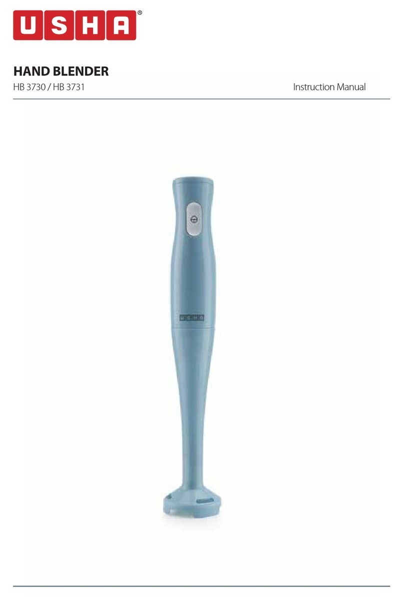 usha HB 3730 instruction manual