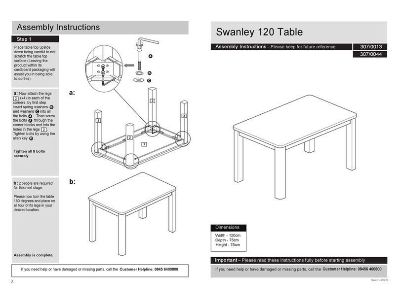 Argos Swanley 120 307/0013 User manual Argos Swanley 120 307/0013 User manual