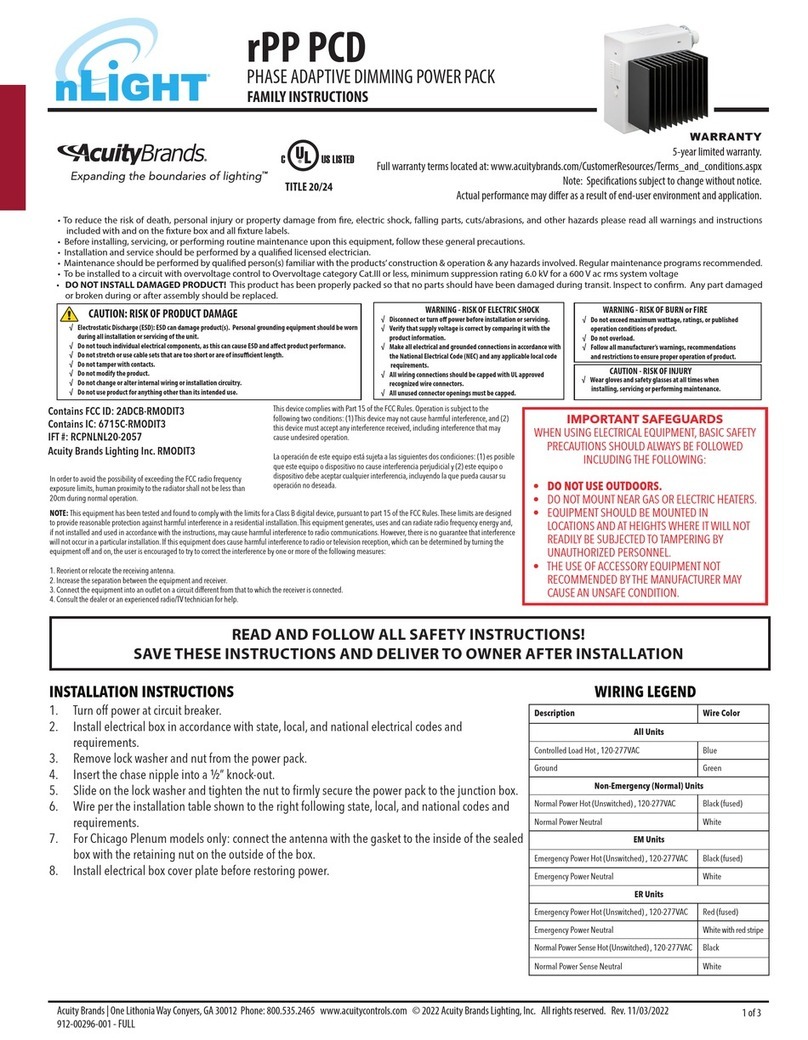 nLight rPP PCD User manual
