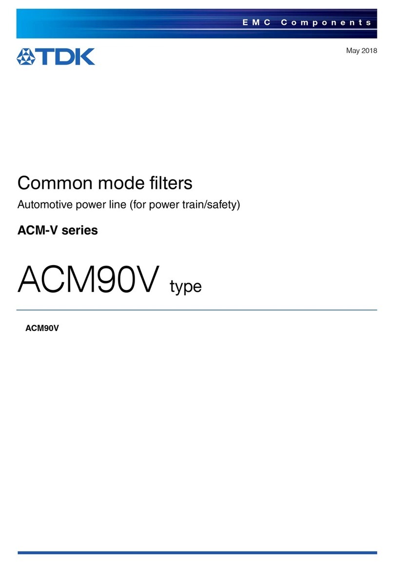 TDK ACM-V Series manual
