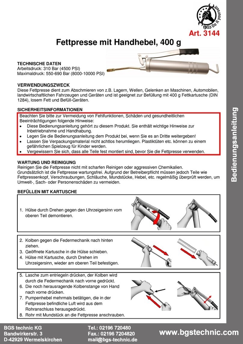 BGS technic 3144 User manual