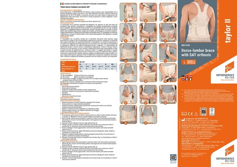 ORTHOSERVICE RO+TEN taylor II quick start guide