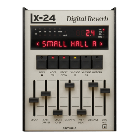 Arturia REV LX-24 User manual