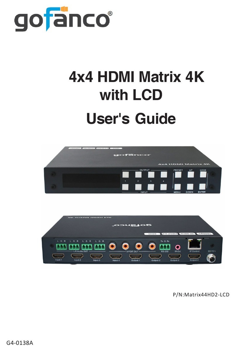 gofanco Matrix44HD2-LCD user guide