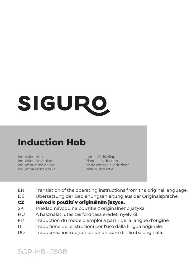 SIGURO SGR-HB-I250B Operating instructions