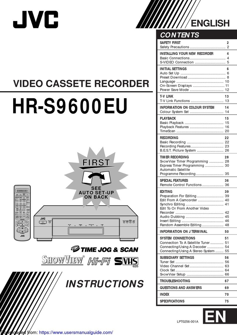JVC HR-S9600EU User manual JVC HR-S9600EU User manual