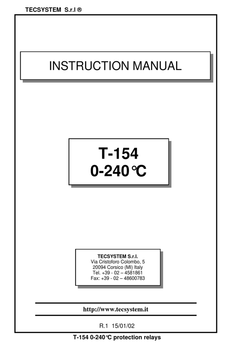 TECSYSTEM T154 Series User manual