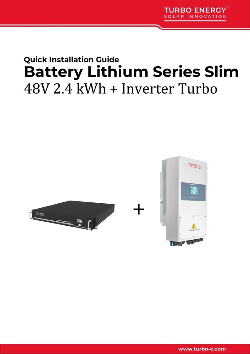Turbo Energy Lithium Series Quick installation guide Turbo Energy Lithium Series Quick installation guide