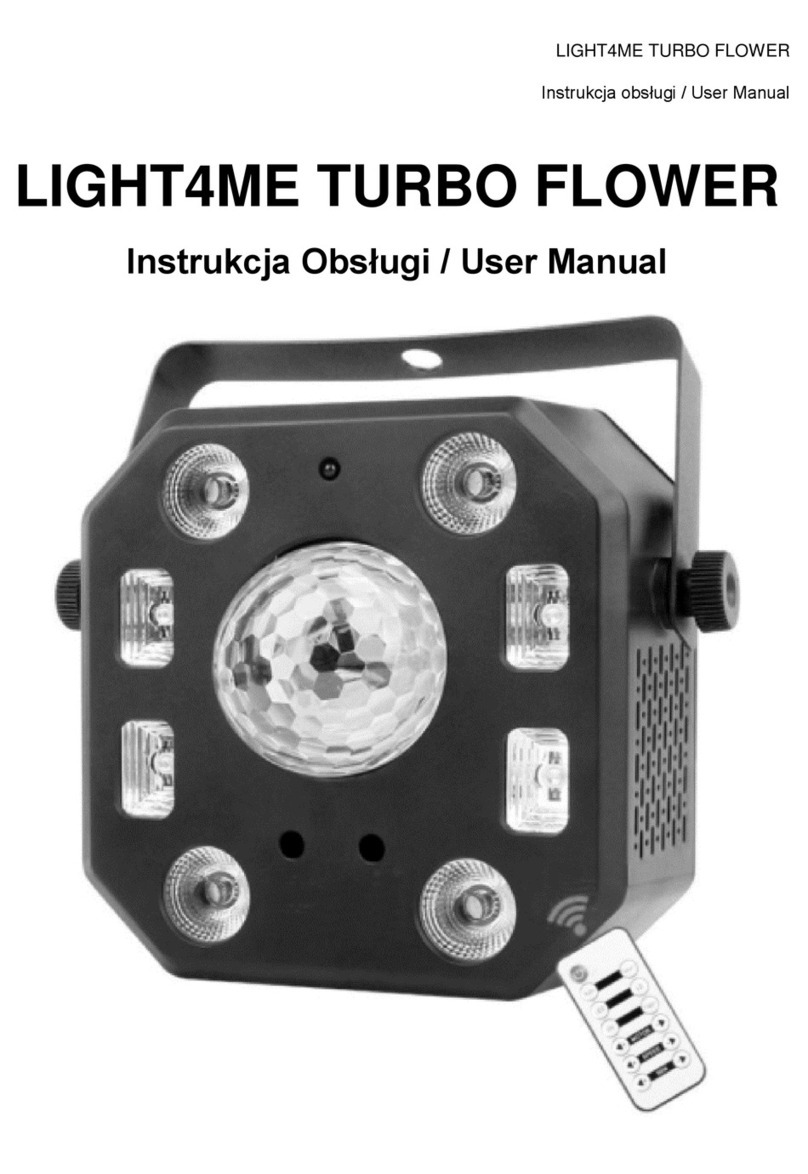 Light4Me TURBO FLOWER User manual