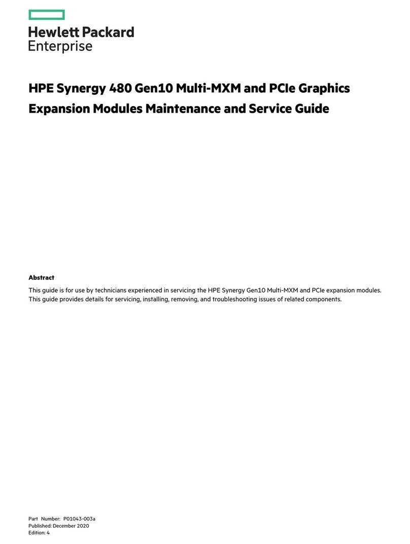 HPE Synergy 480 Gen10 series Manual