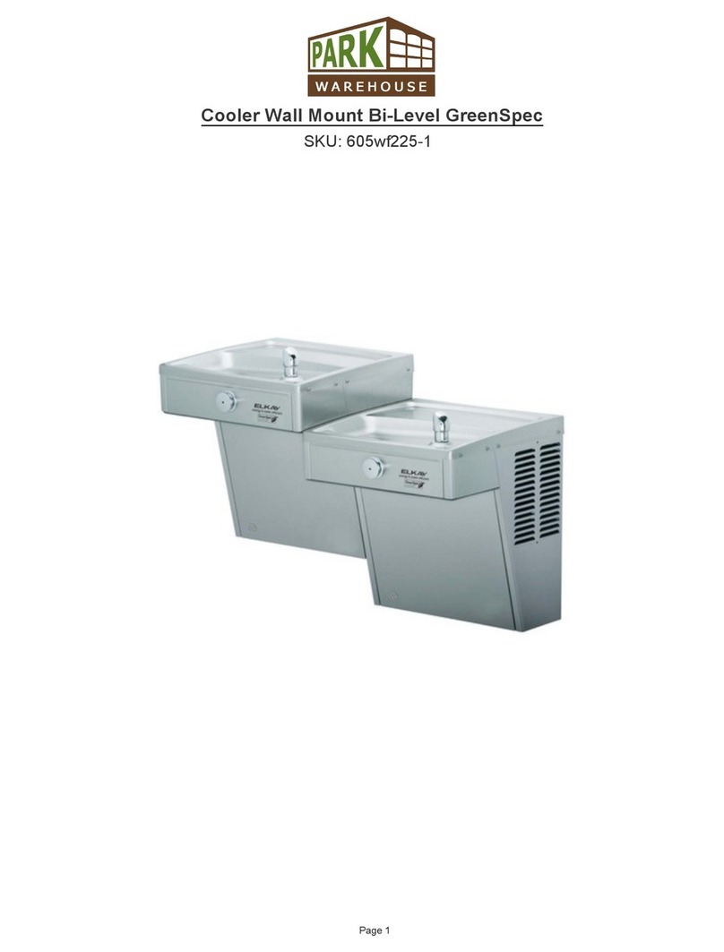 PARK WAREHOUSE GreenSpec 605wf225-1 quick start guide