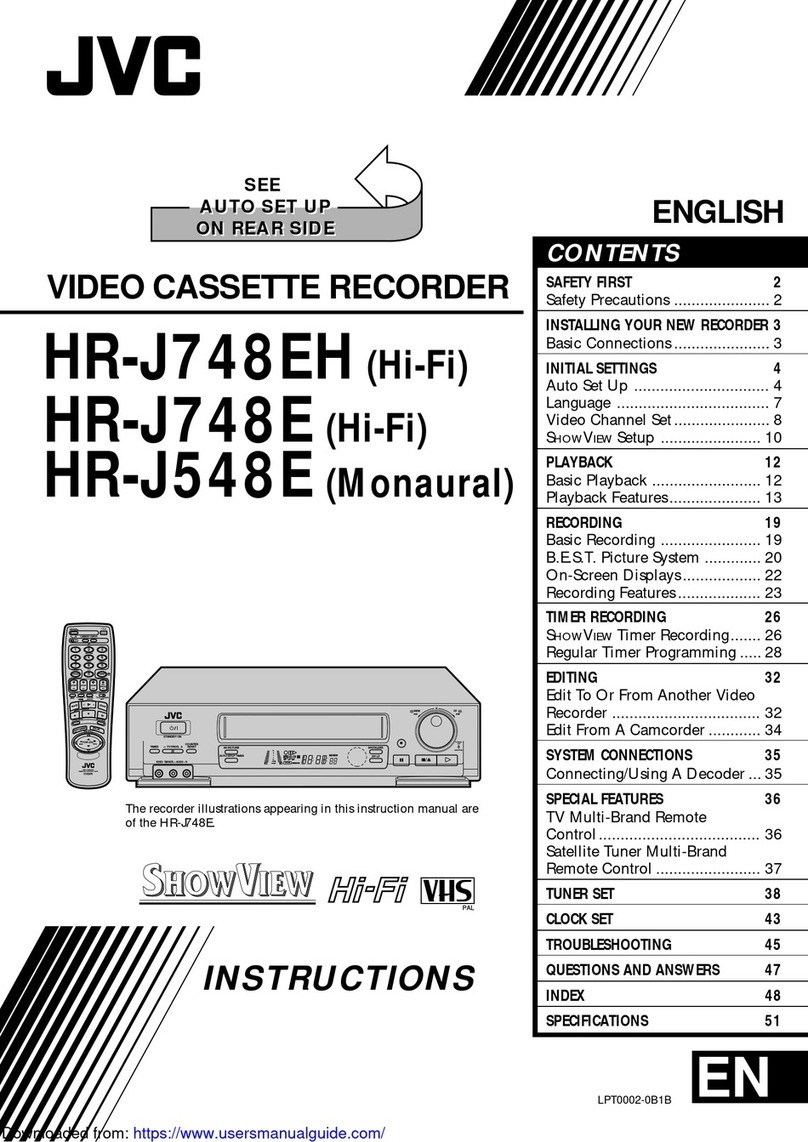 JVC HR-J748EH User manual