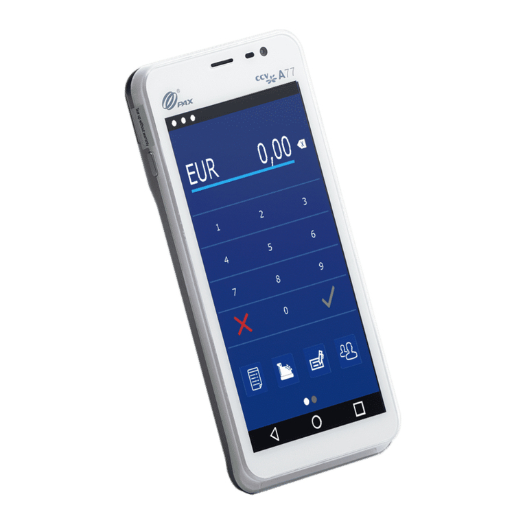 PAX A77 user manual