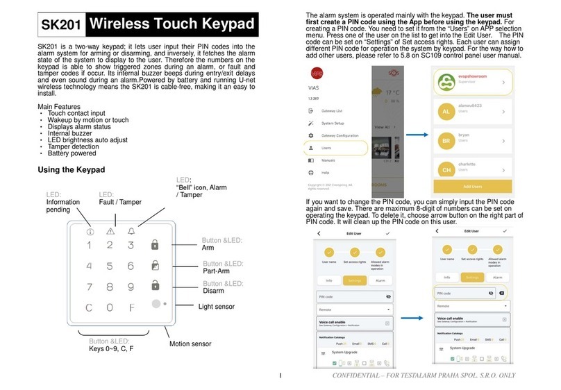 EVERSPRING SK201 instructions
