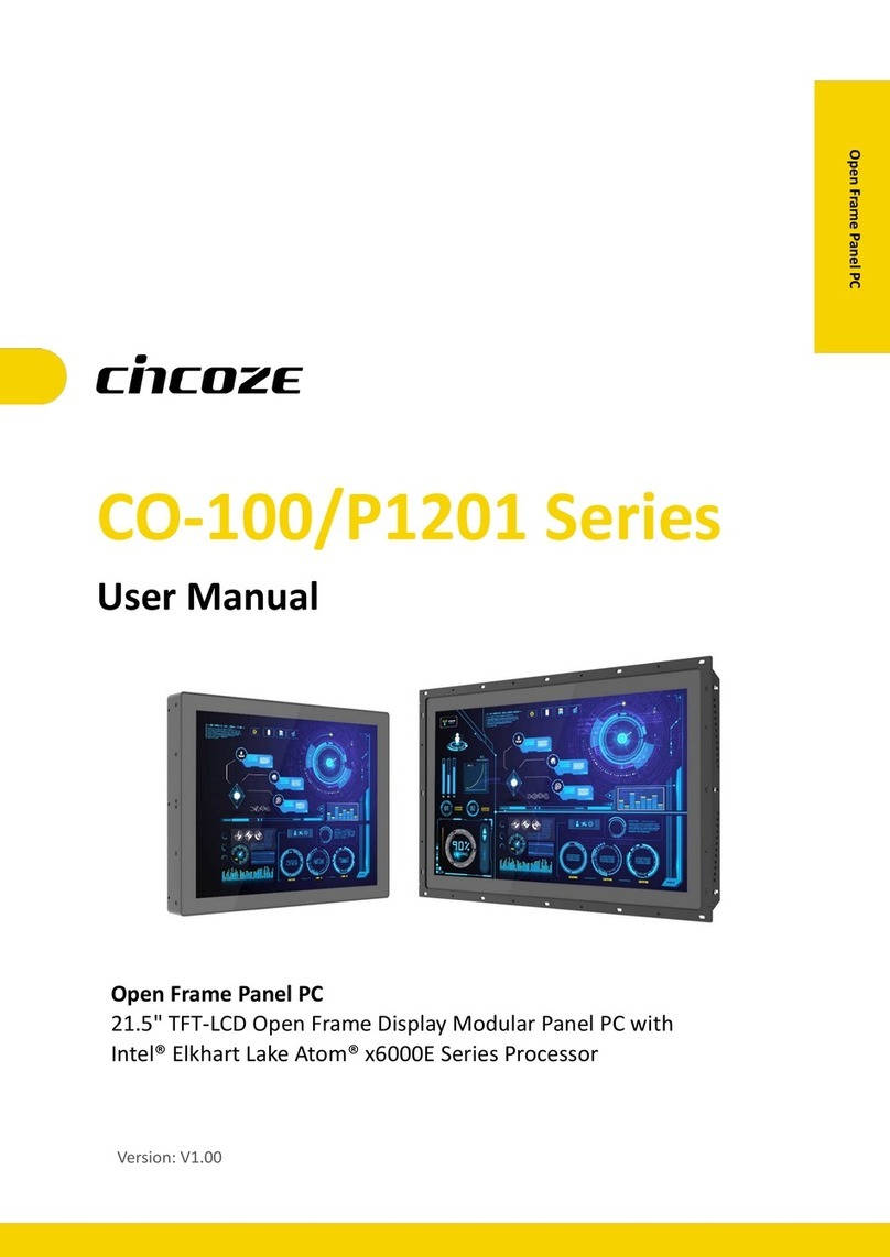 Cincoze CO-100/P1201 Series User manual