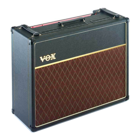 Vox SIGNATURE Series User manual