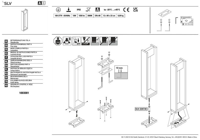 SLV 1003001 User manual