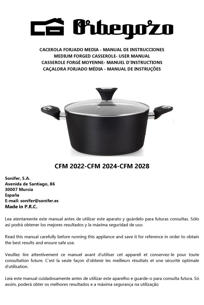 Orbegozo CFM 2022 user manual