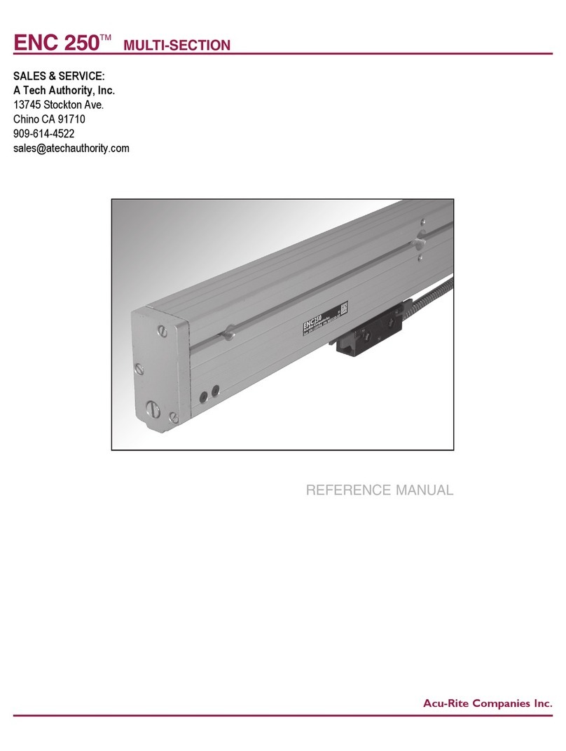 ACU-RITE ENC 250 Reference manual