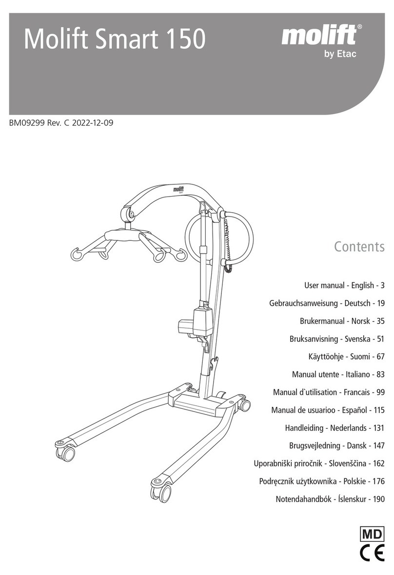 Etac Molift Smart 150 user manual