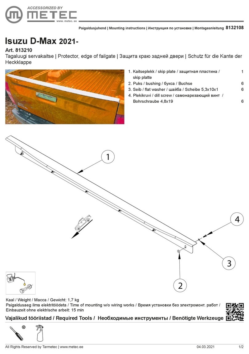 Metec 813210 User manual