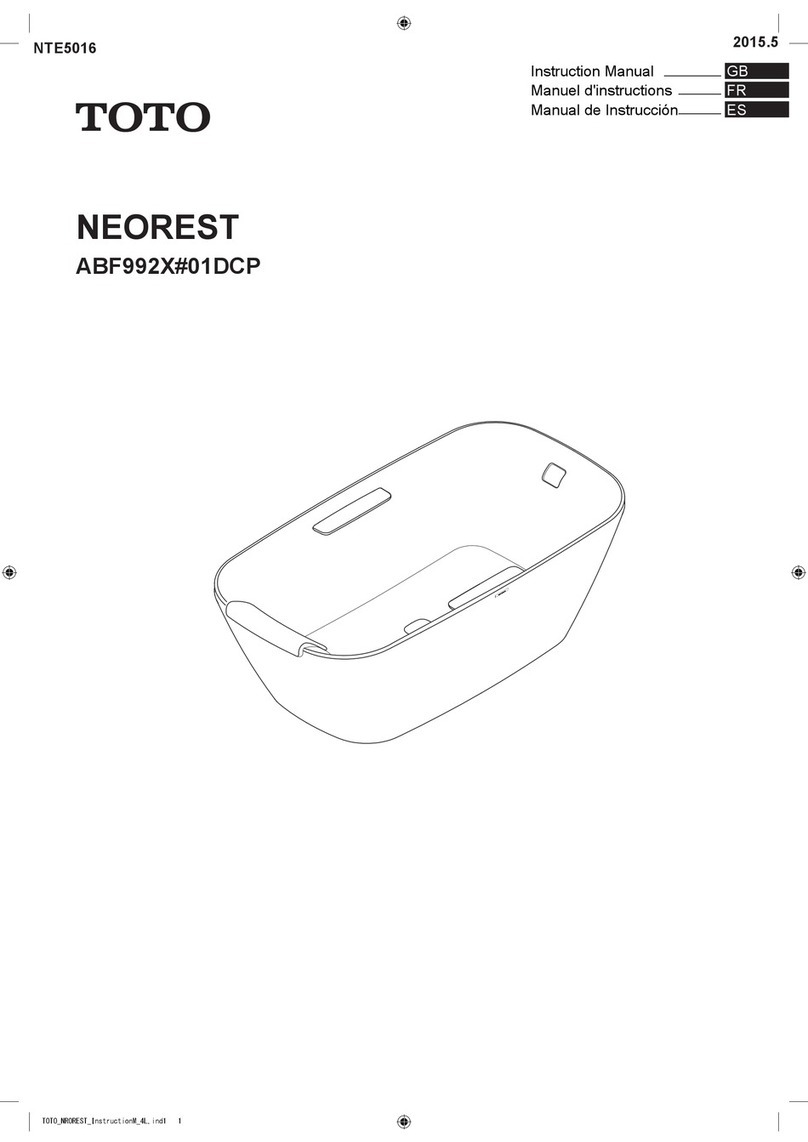 Toto NEOREST ABF992X#01DCP instruction manual Toto NEOREST ABF992X#01DCP instruction manual