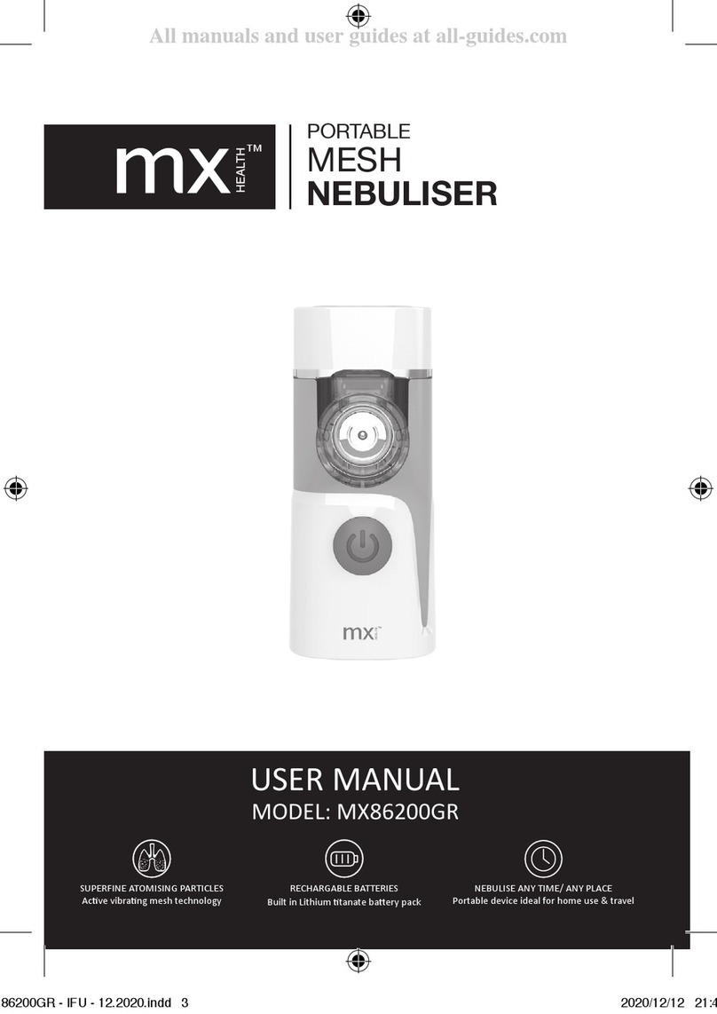 MX HEALTH MX86200GR user manual