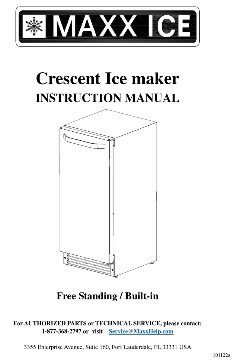 Maxx Ice MIM25CO User manual