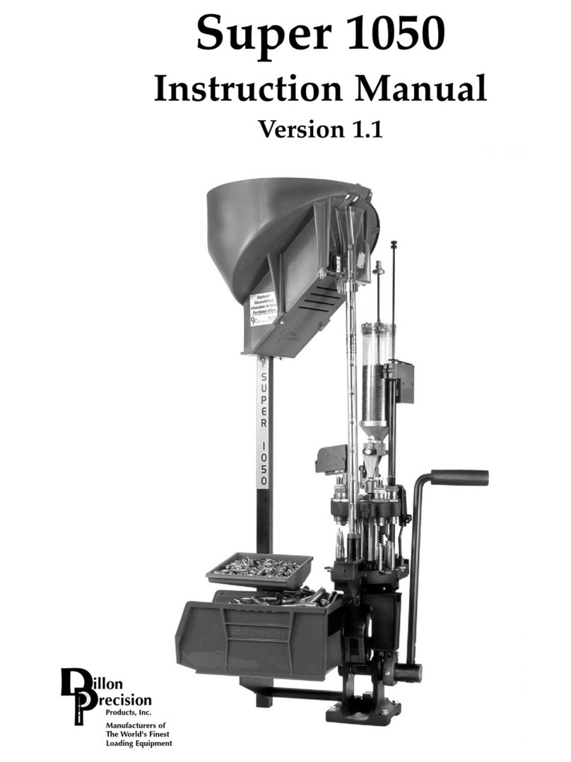 Dillon Precision Products Super 1050 instruction manual Dillon Precision Products Super 1050 instruction manual