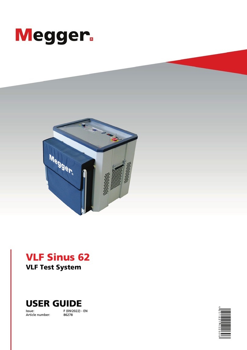 Megger VLF Sinus 62 user guide
