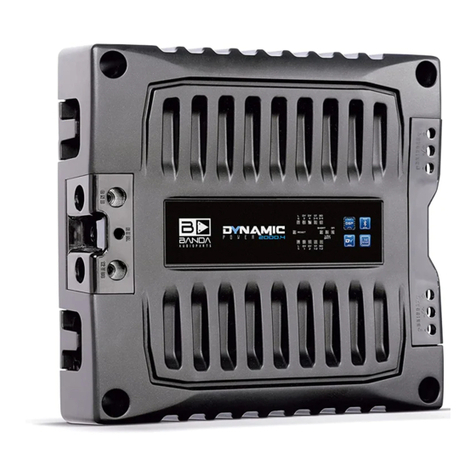 Banda Audioparts DYNAMIC 2000.4 user manual