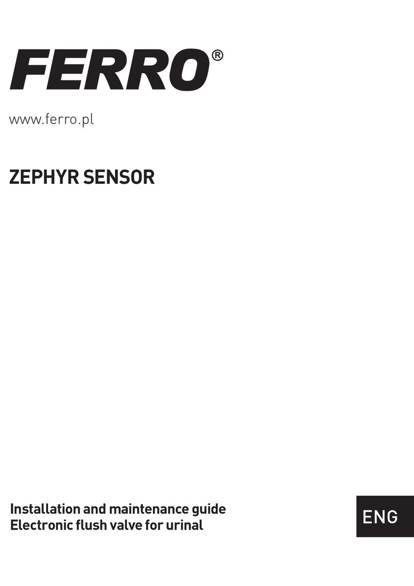 Ferro ZEPHYR SENSOR Installation and maintenance guide