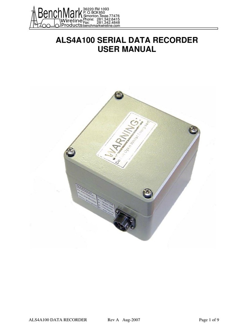 BenchMark Wireline ALS4A100 user manual