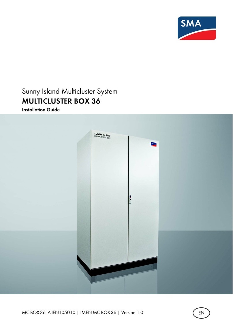 SMA MULTICLUSTER BOX 36 installation guide