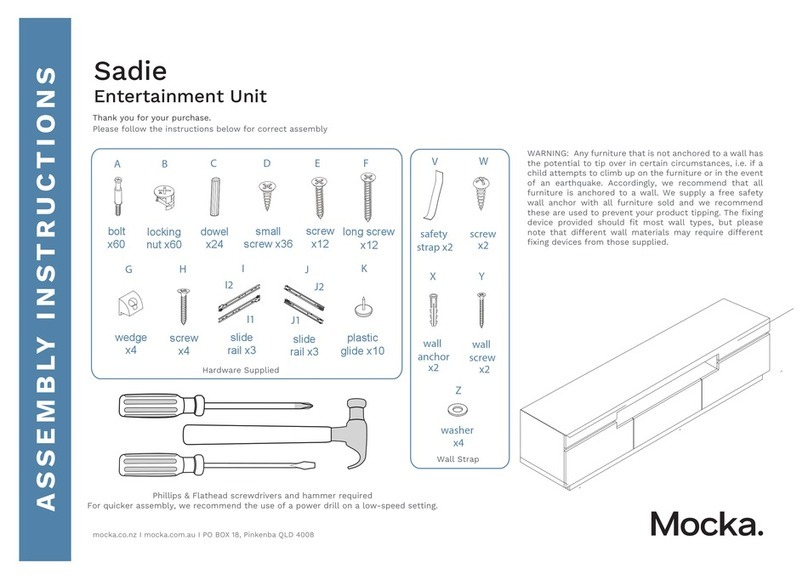 Mocka Sadie User manual