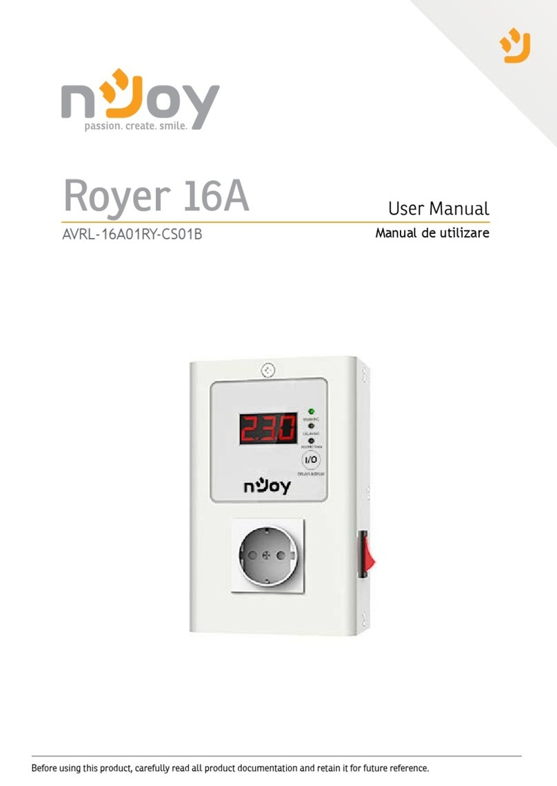 Njoy Royer 16A user manual