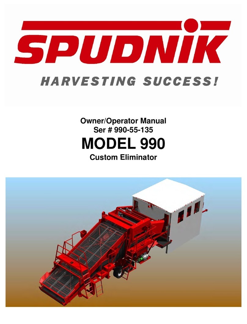 Spudnik 990 Owner's/operator's manual