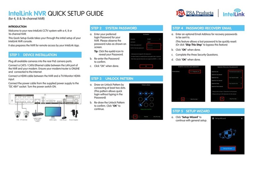 PSA Products IntelLink Quick setup guide