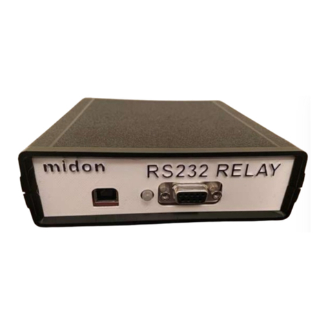 midon design RS232Relay user guide