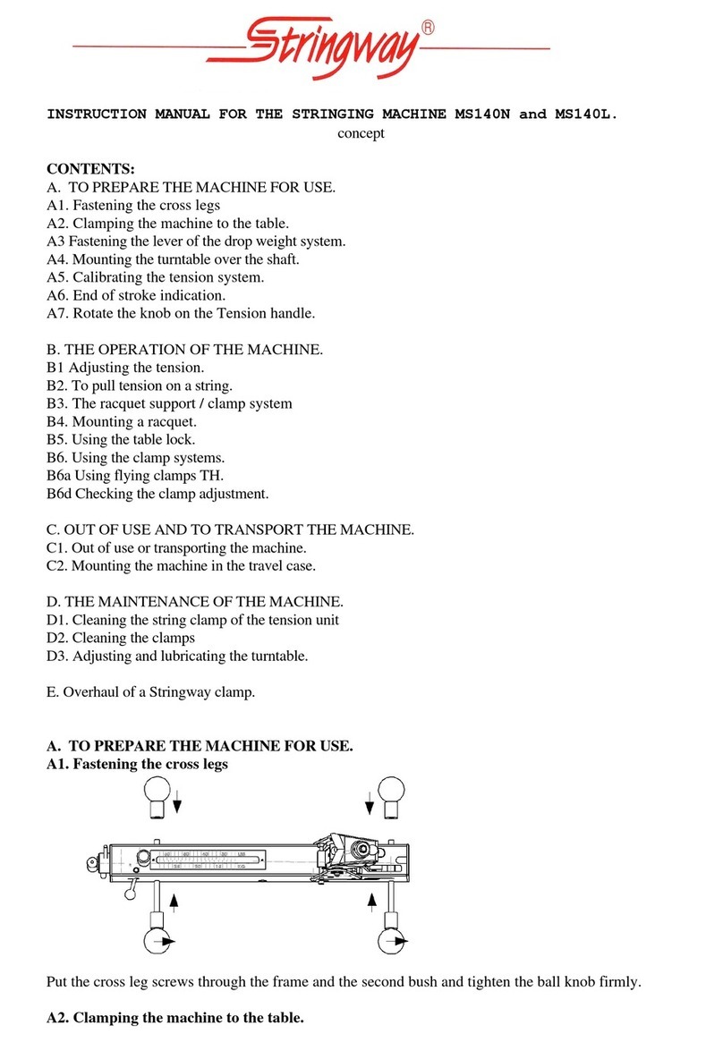 Stringway MS140N instruction manual