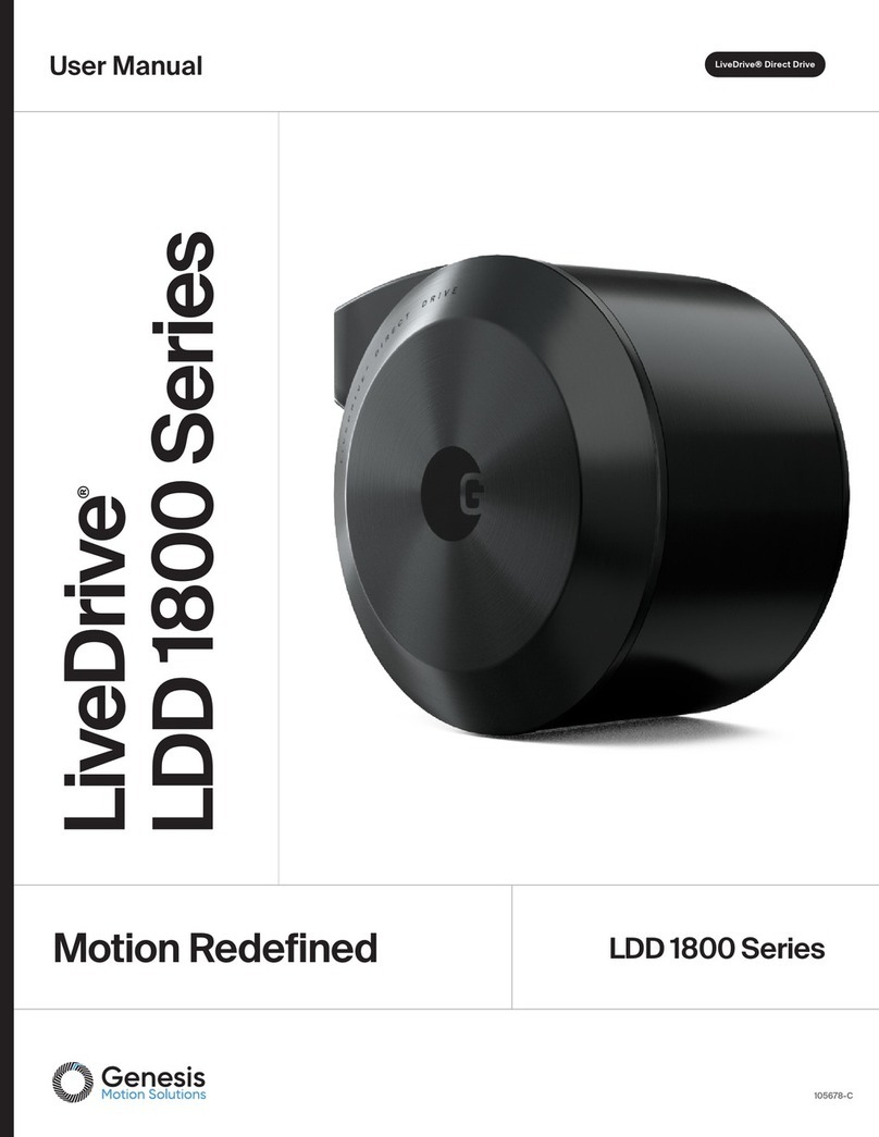 Genesis LiveDrive LDD 1800 Series user manual