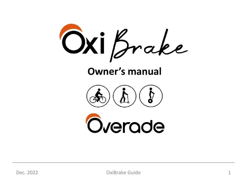 Overade OxiBrake User manual