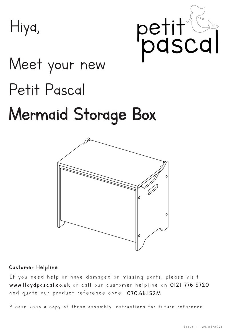 Lloyd Pascal petit pascal Mermaid Storage Box manual