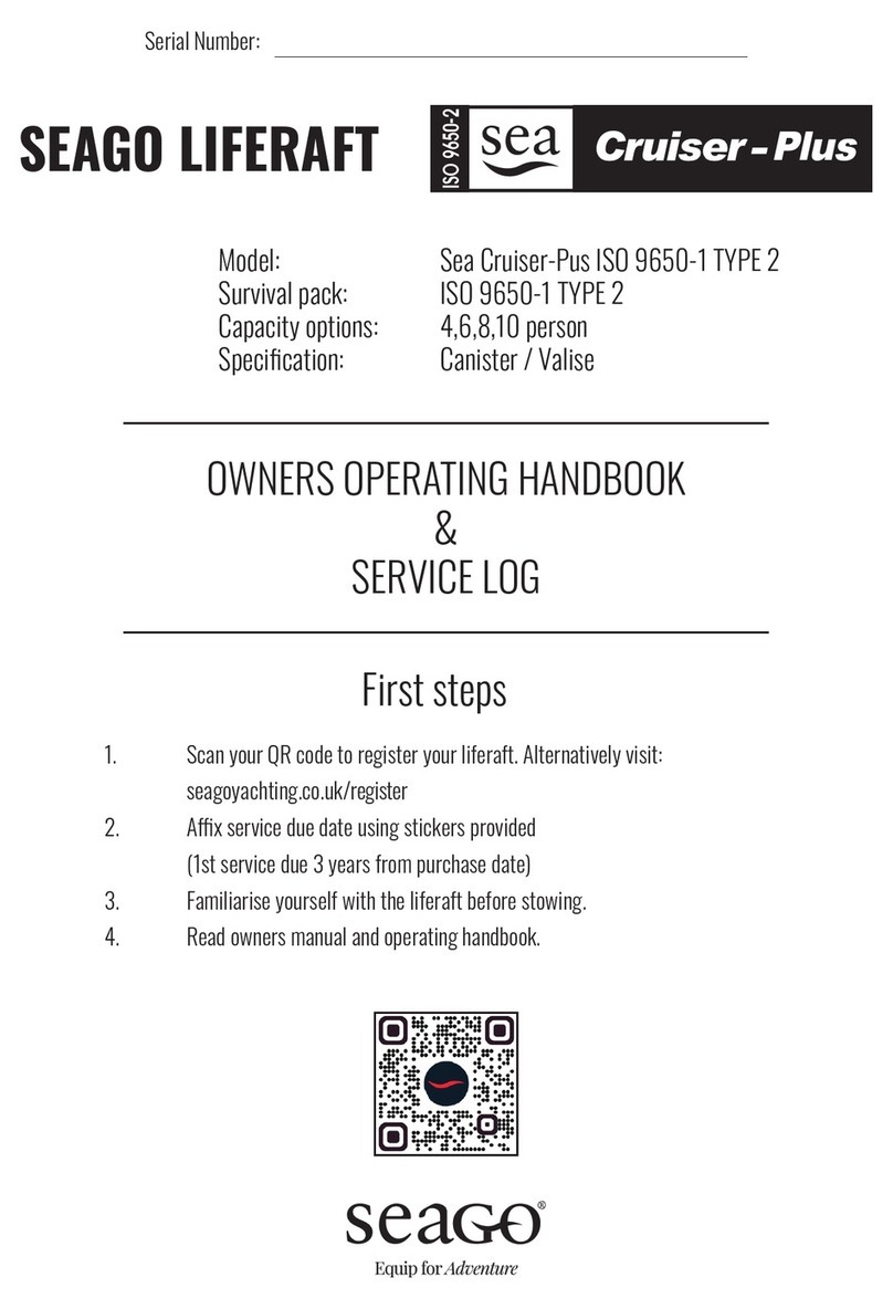 Seago Sea Cruiser-Plus ISO 9650-1 TYPE 2 owner's manual