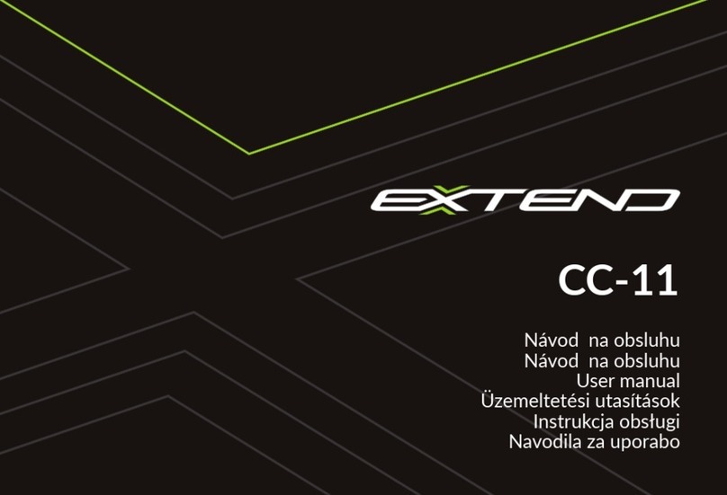 Extend CC-11 User manual